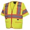 Pioneer Sleeved Vest, Polyester, Hi-Vis Yellow, M V1023560U-M - alternate 1